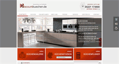 Desktop Screenshot of discountkuechen.de